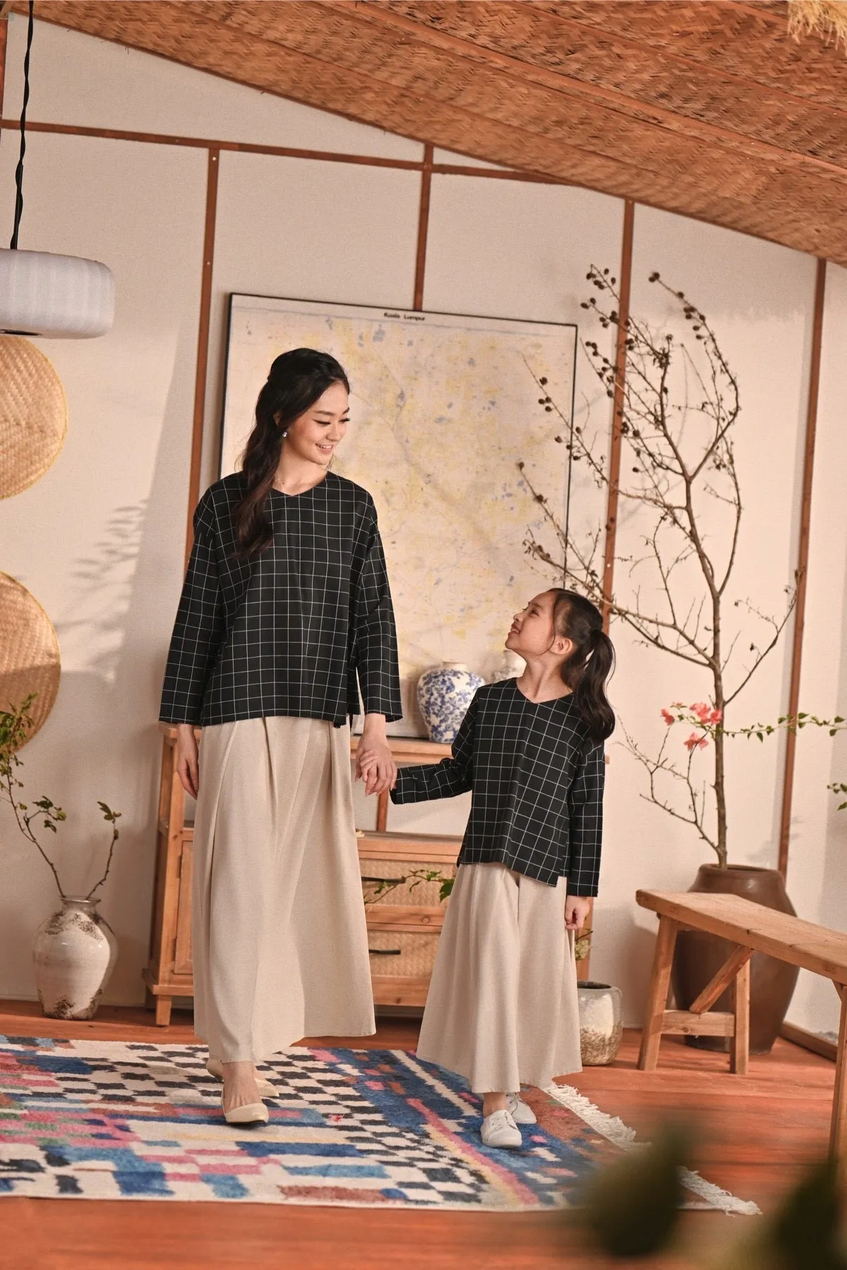 The Heiwa A-Line Skirt - Champagne