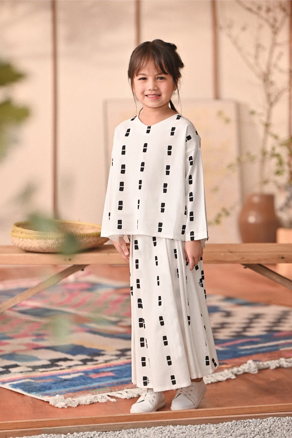The Heiwa A-Line Skirt - Sora