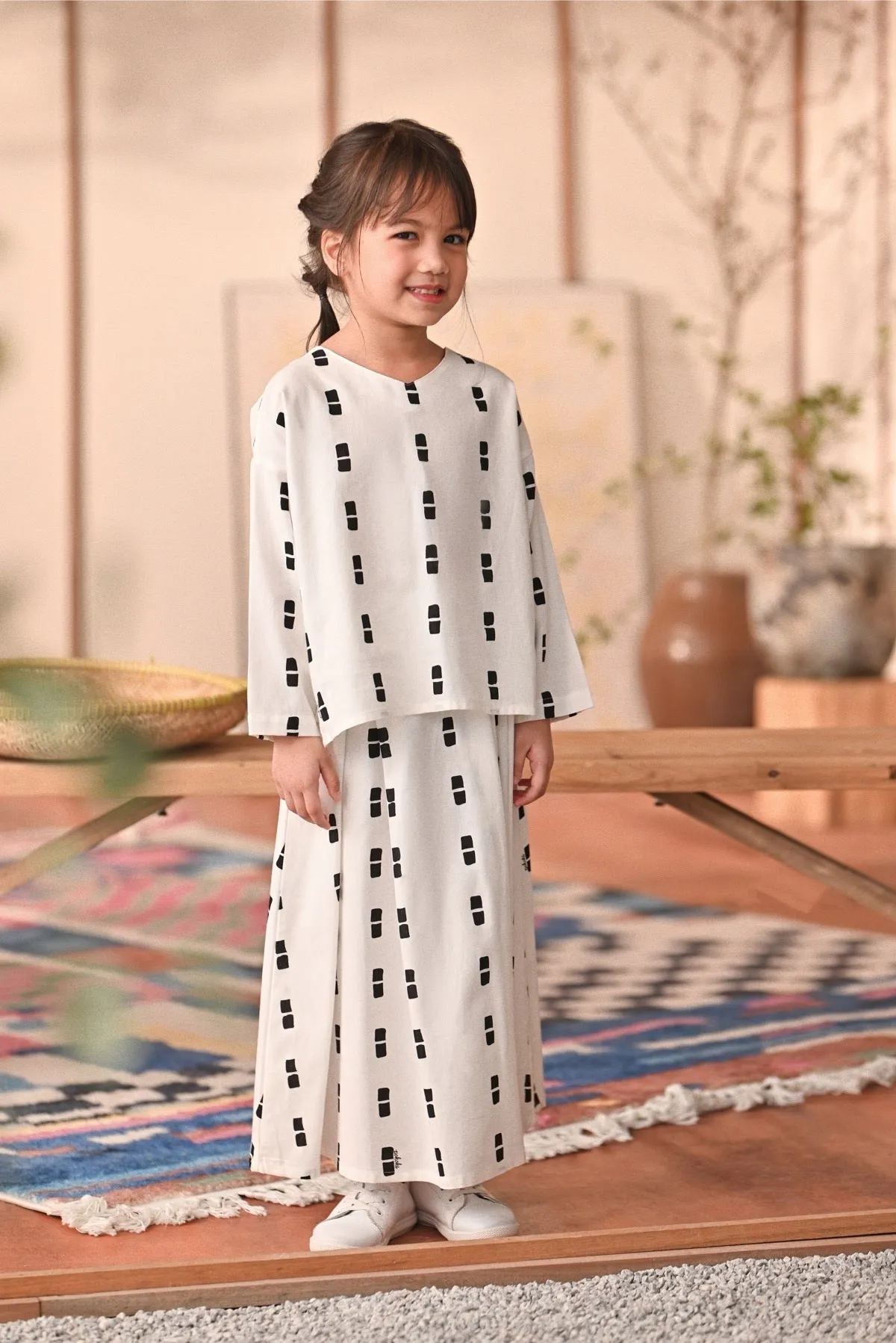 The Heiwa A-Line Skirt - Sora