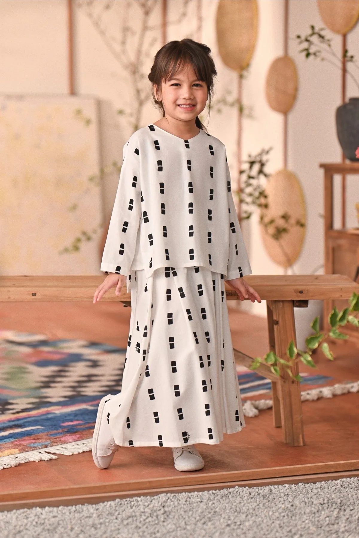The Heiwa A-Line Skirt - Sora