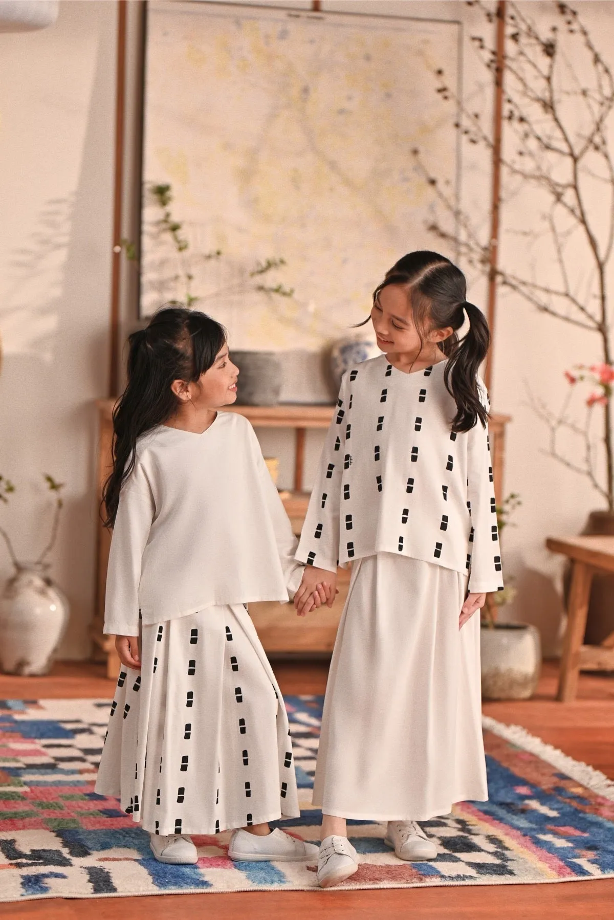 The Heiwa A-Line Skirt - Sora