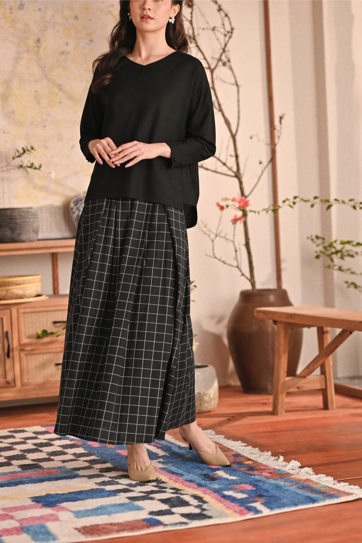 The Heiwa Women A-Line Skirt - Mado