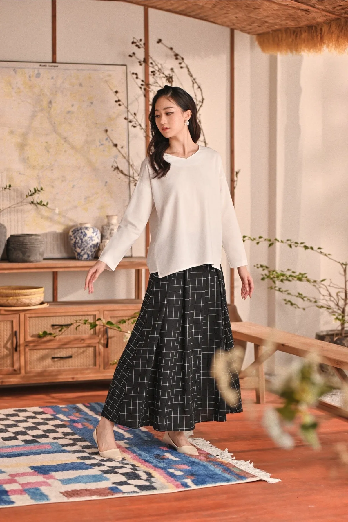 The Heiwa Women A-Line Skirt - Mado