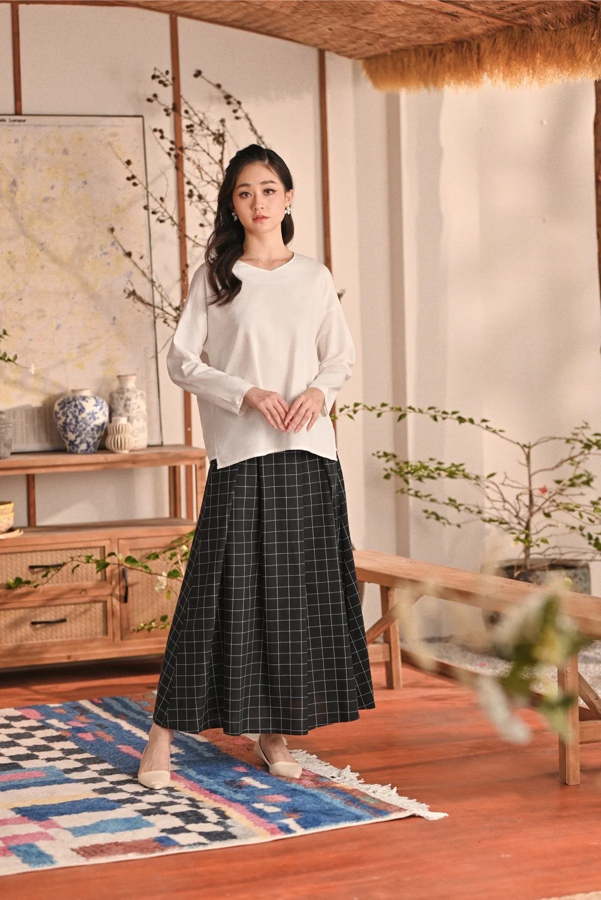 The Heiwa Women A-Line Skirt - Mado