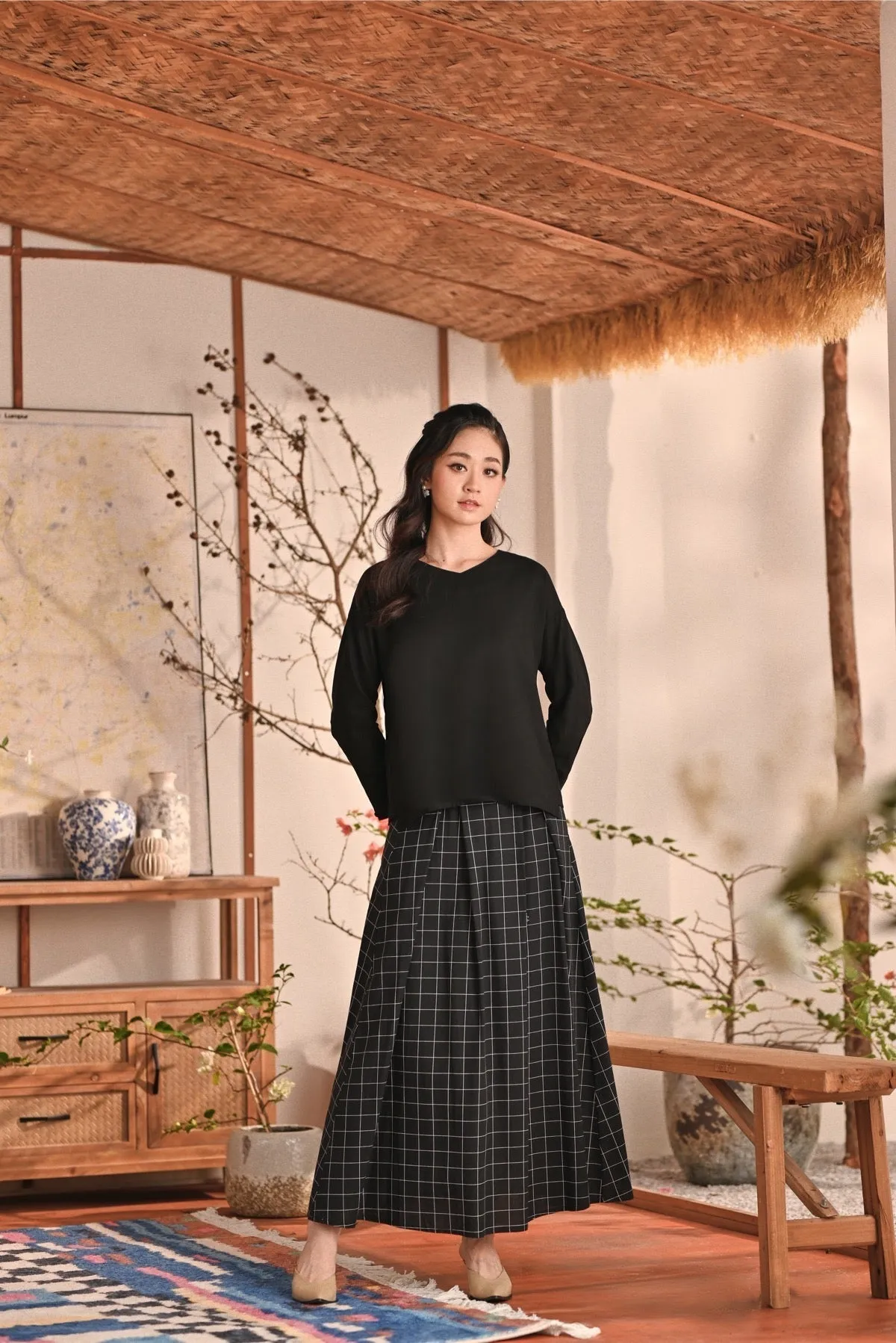 The Heiwa Women A-Line Skirt - Mado