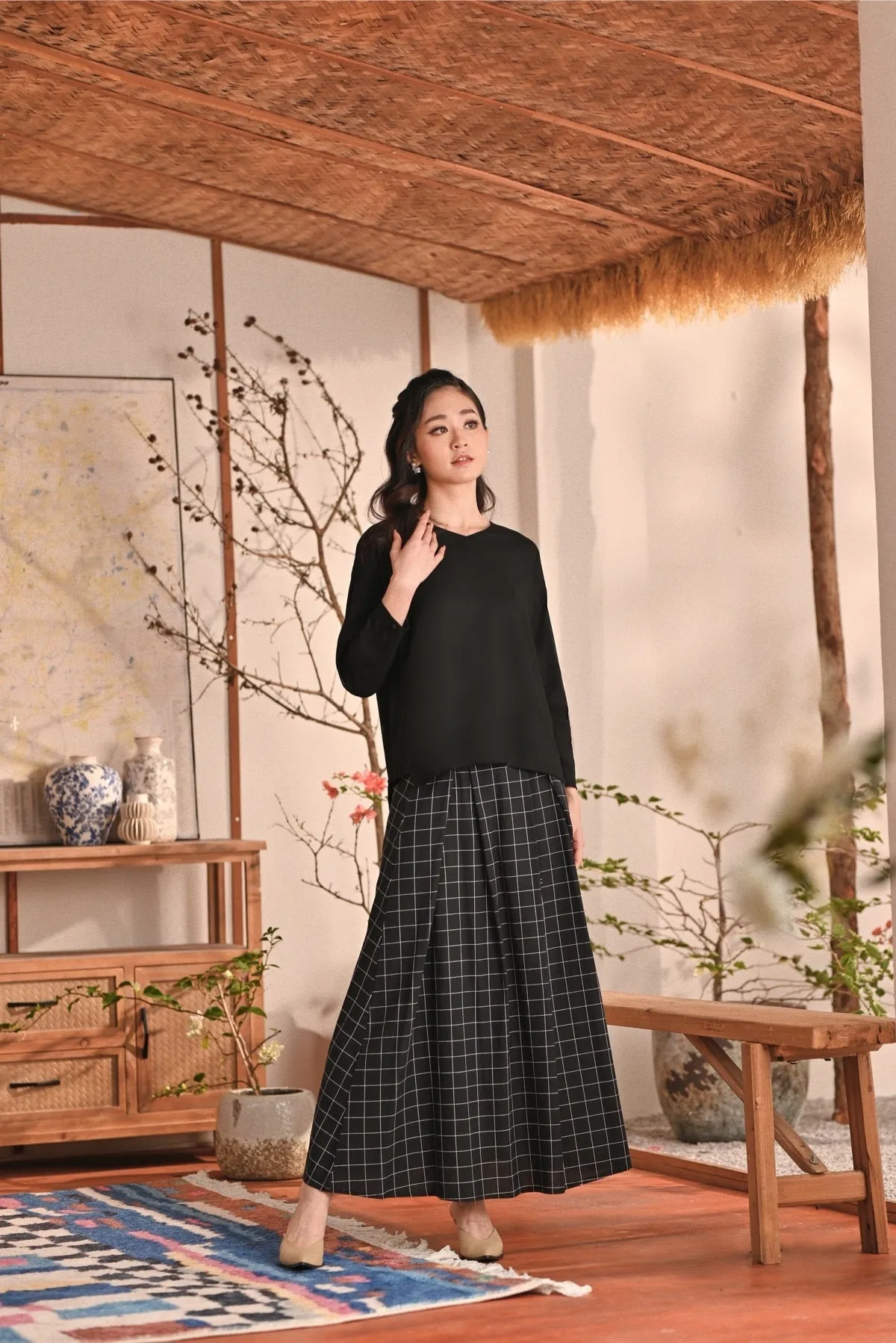 The Heiwa Women A-Line Skirt - Mado