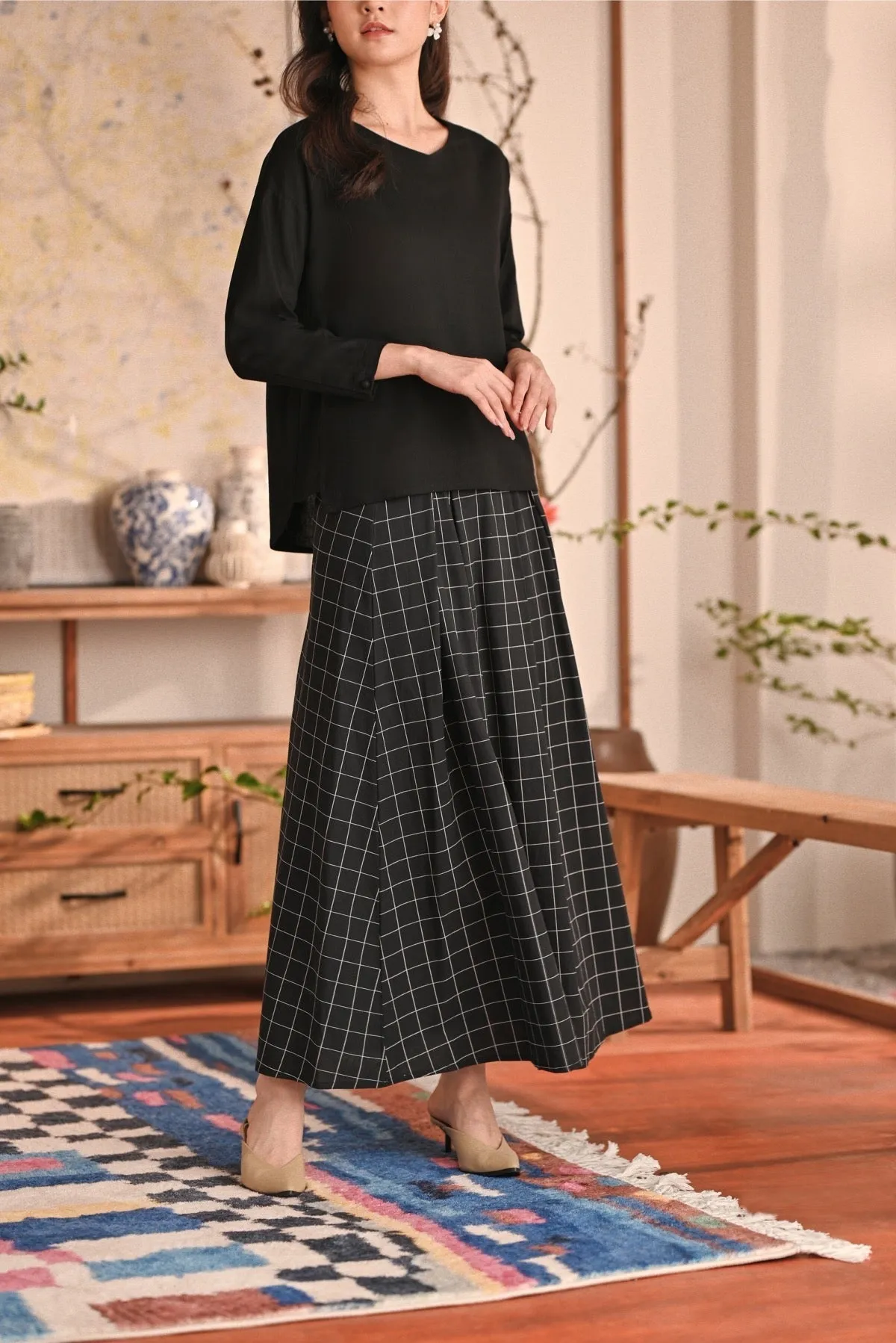 The Heiwa Women A-Line Skirt - Mado