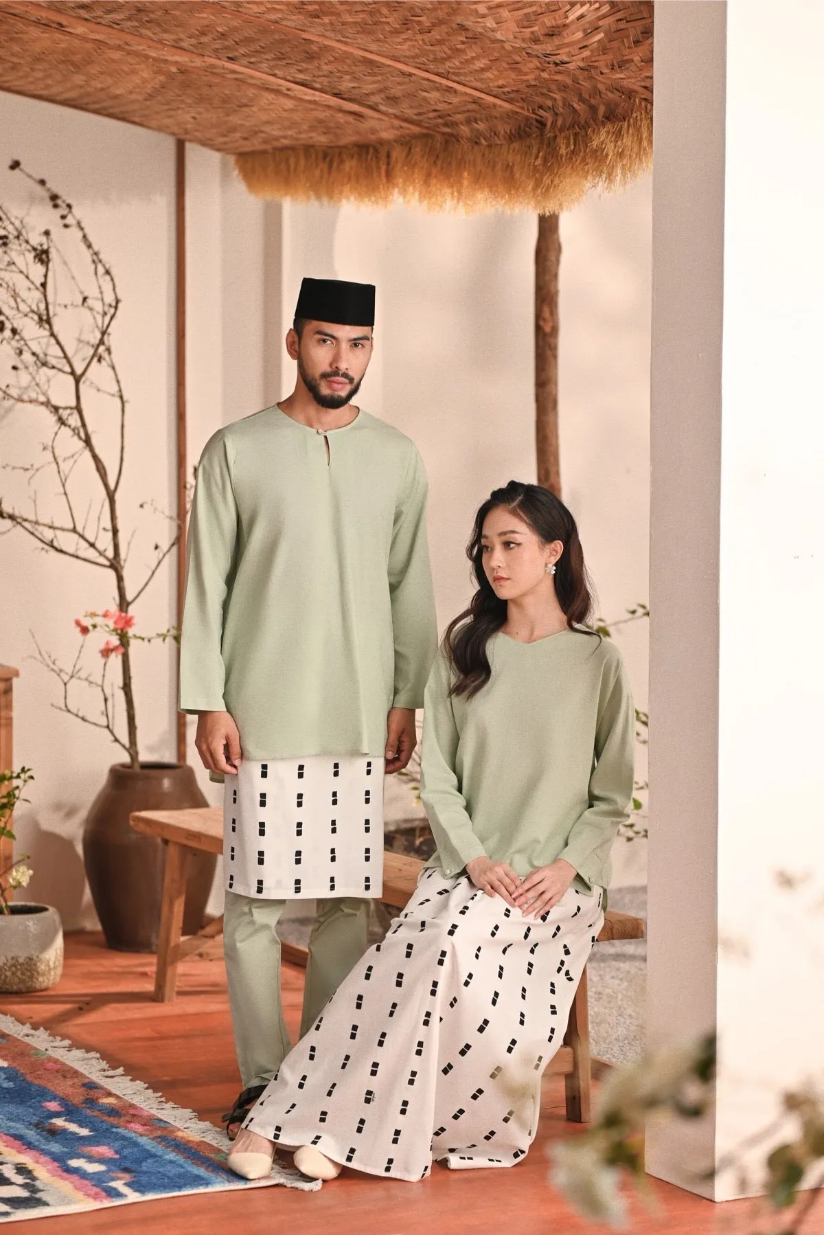 The Heiwa Women A-Line Skirt - Sora