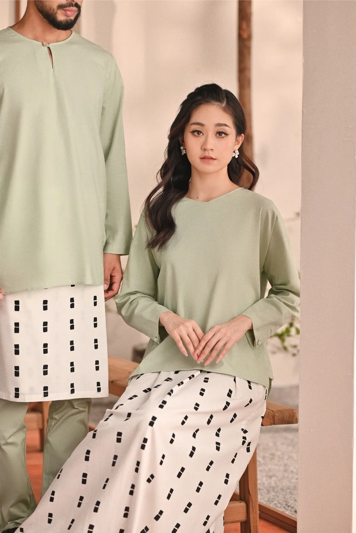 The Heiwa Women A-Line Skirt - Sora