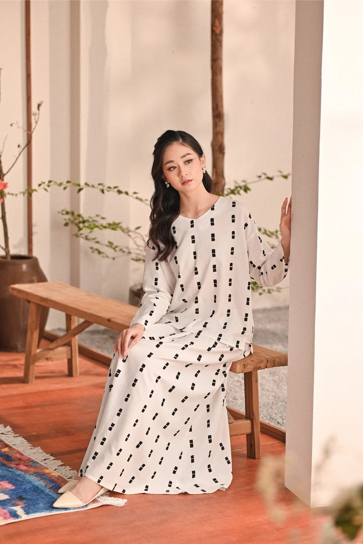 The Heiwa Women A-Line Skirt - Sora