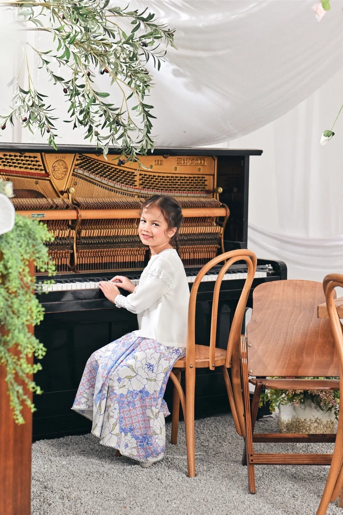 The Mimpian Ruffle Wide Skirt - Enchanted