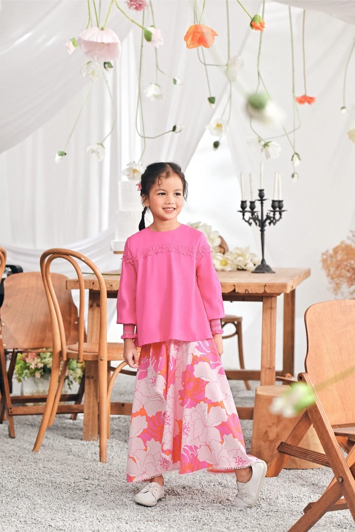 The Mimpian Ruffle Wide Skirt - Fantasy