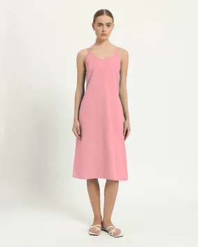 The Seesen Fondant Pink Cotton Dress