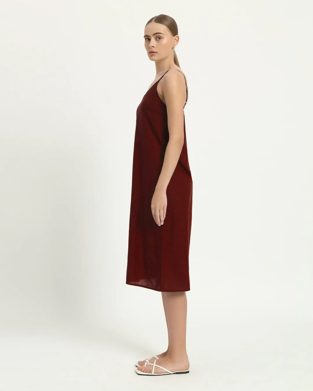 The Seesen Rouge Cotton Dress
