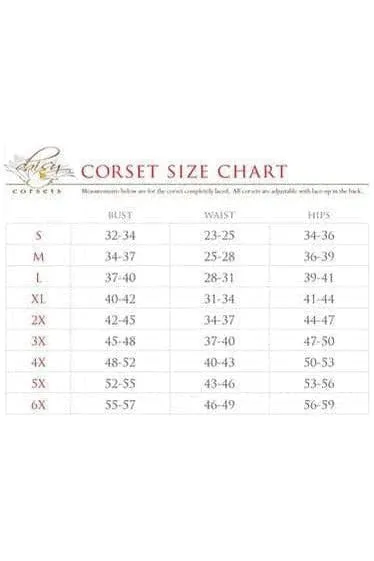 Top Drawer 5 PC Red Sequin Devil Corset Costume