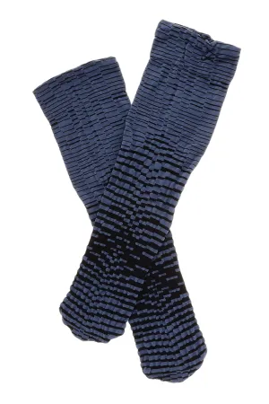 TRASPARENZE KOREA Blue Black Knee Highs