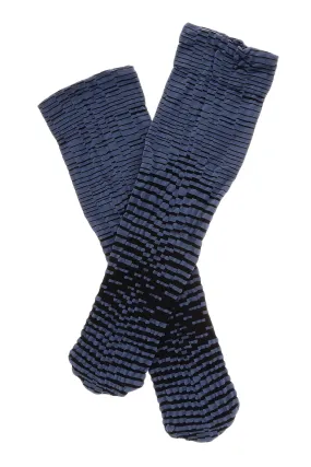 TRASPARENZE KOREA Blue Black Knee Highs