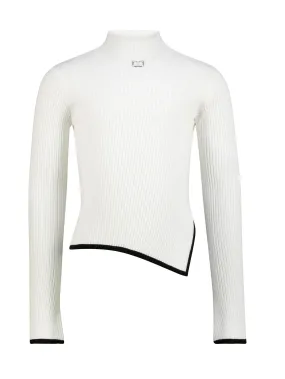 Twinset - Girls’ knitted jumper with side slit