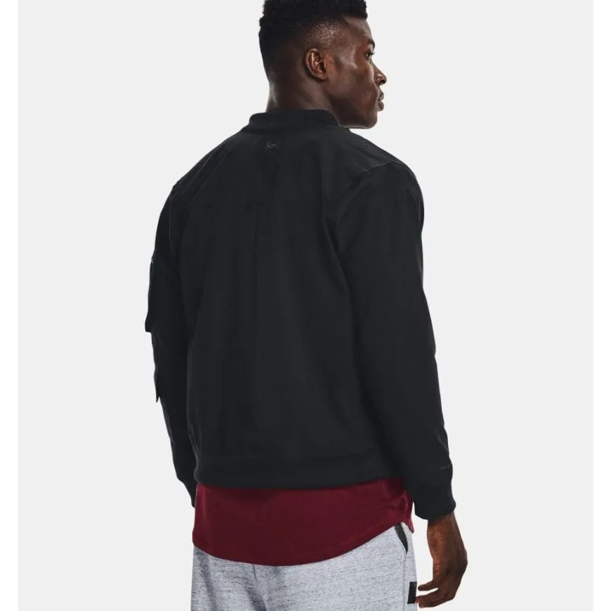 Under Armour Project Rock Bomber  Men Training Jacket Black/Grey