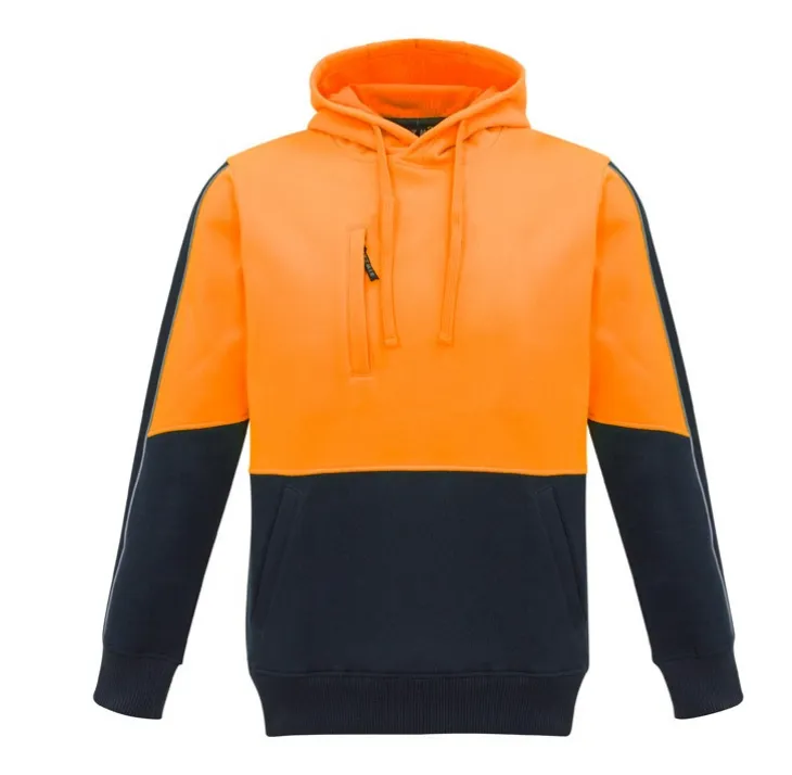 Unisex Hi Vis Pullover Hoodie