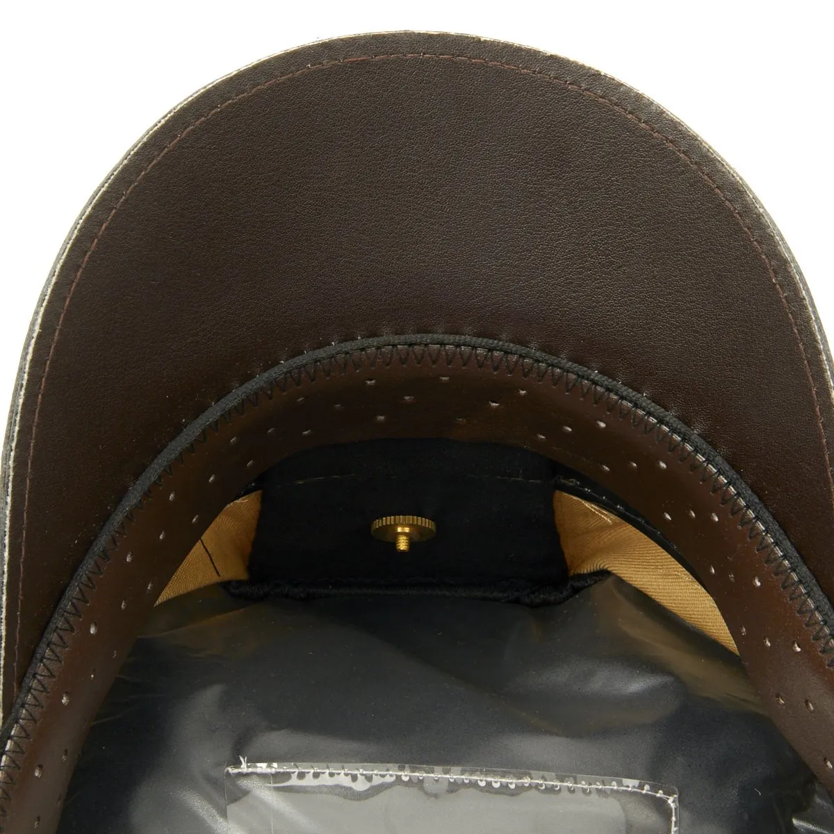 U.S. WWII Officer Visor Crusher Cap in Khaki