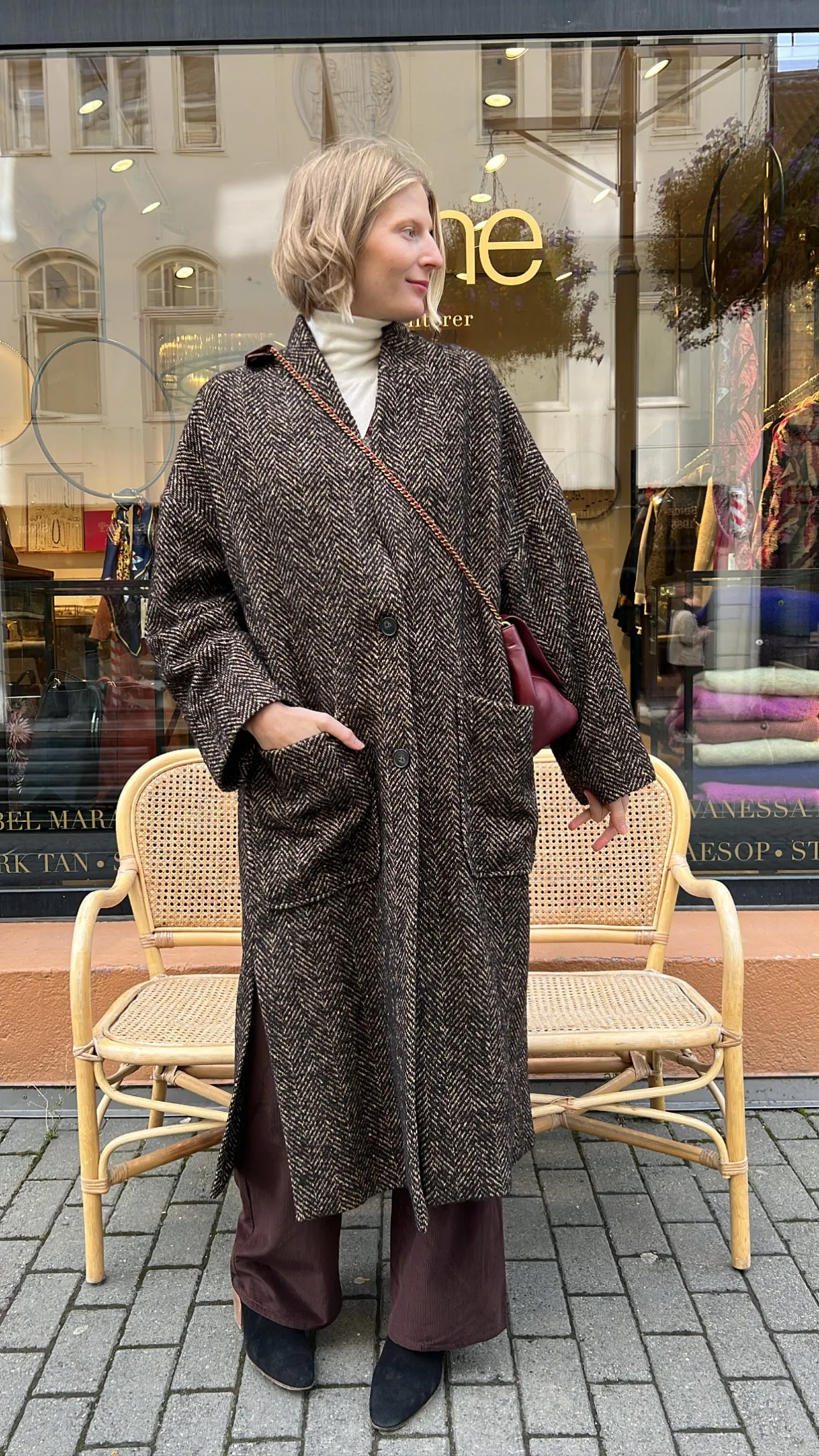 VANESSA BRUNO - Bachir Coat - Brown