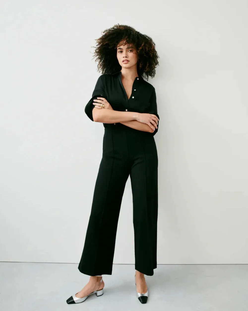 Versatile Style Wide Fit Knitted Pants
