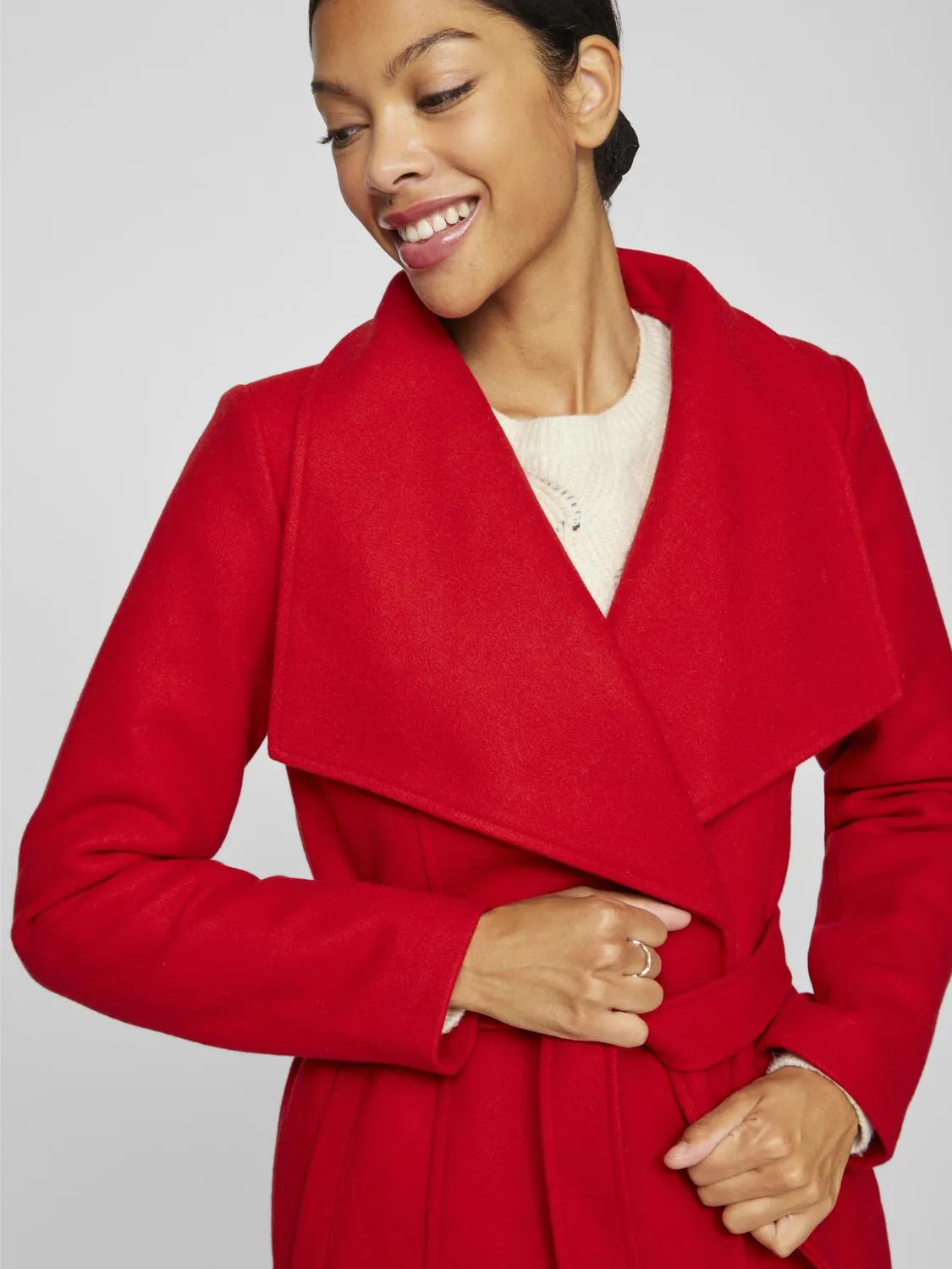 VIDICA Coat - Poppy Red