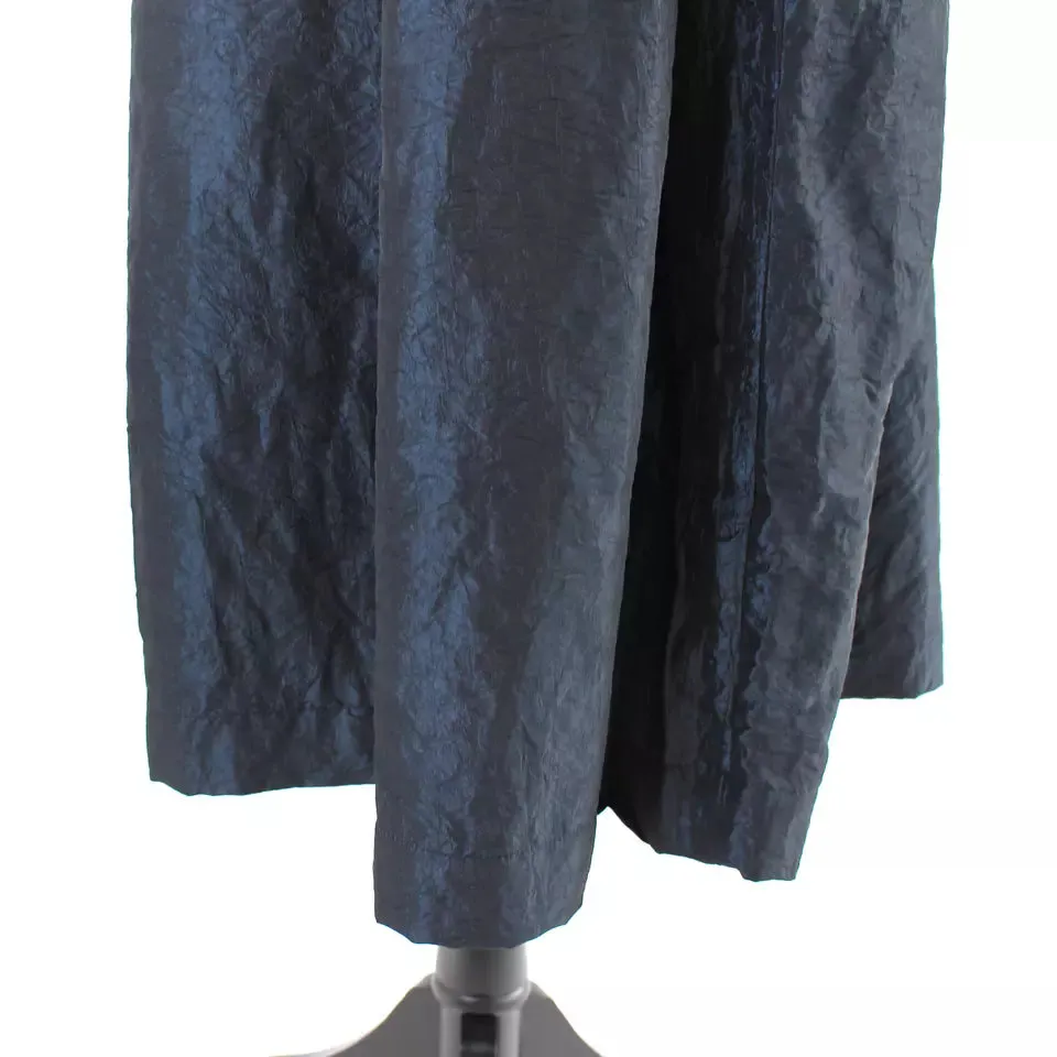 Vivienne Westwood UK. NEW W/TAGS Navy Moon Taffeta Black Blue Anglomania MidiDress