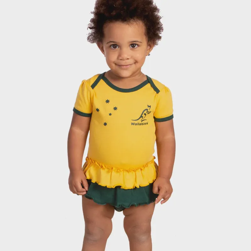 Wallabies Girls Footysuit
