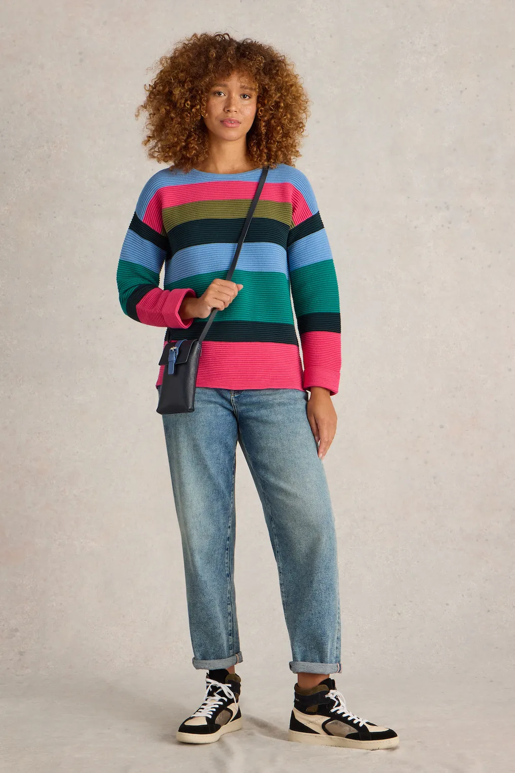 White Stuff Jana Stripe Jumper