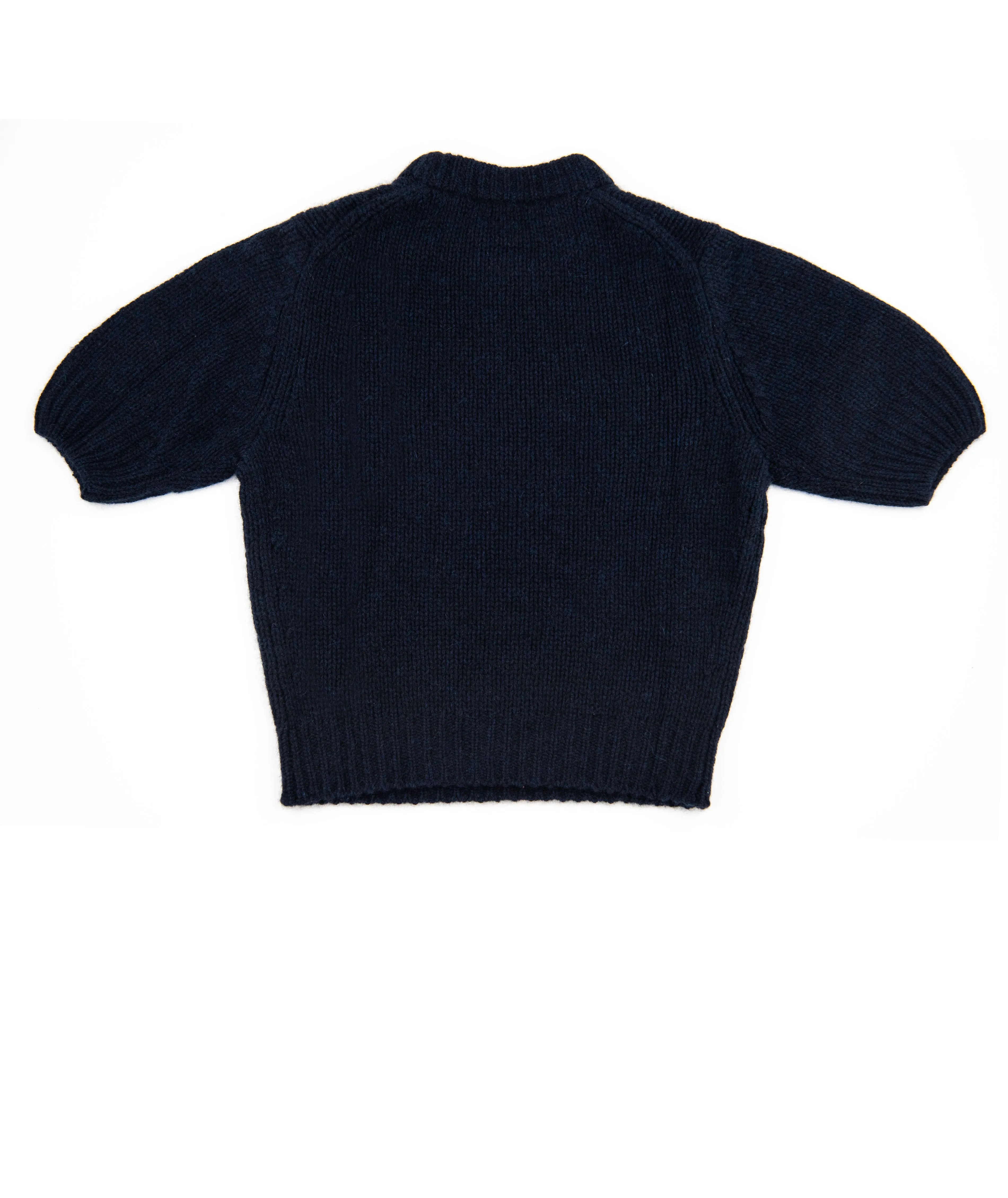 White Warren Women Cashmere Featherweight Puff Sleeve Crew Sweater