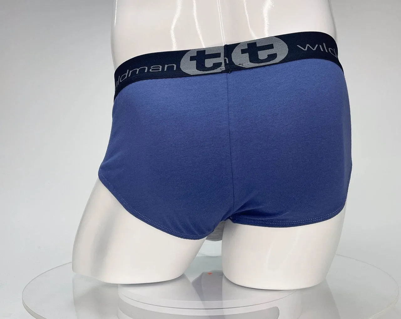 WildmanT Cotton Monster Cock Brief Dark Blue and Gray