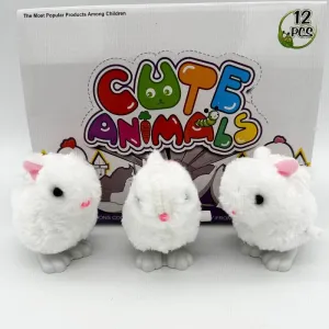 Wind Up Easter White Bunny