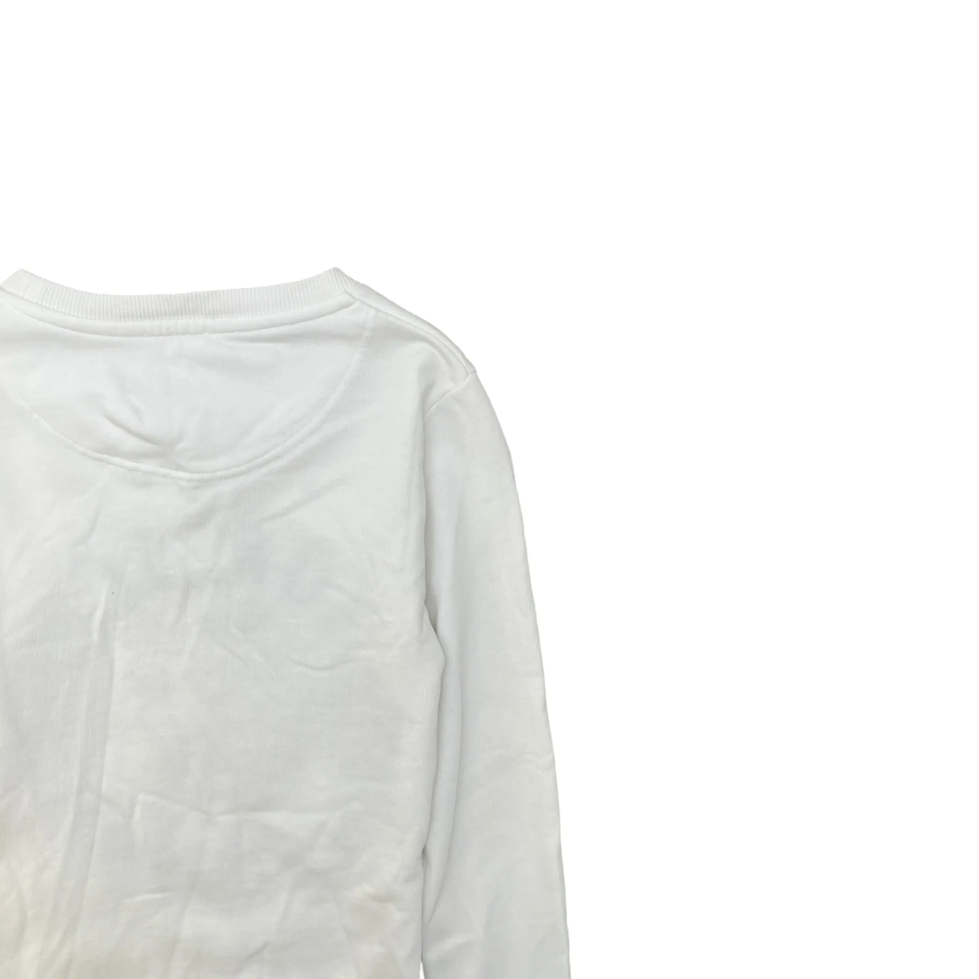 Women's Embroidered Tiger Jumper White Size S