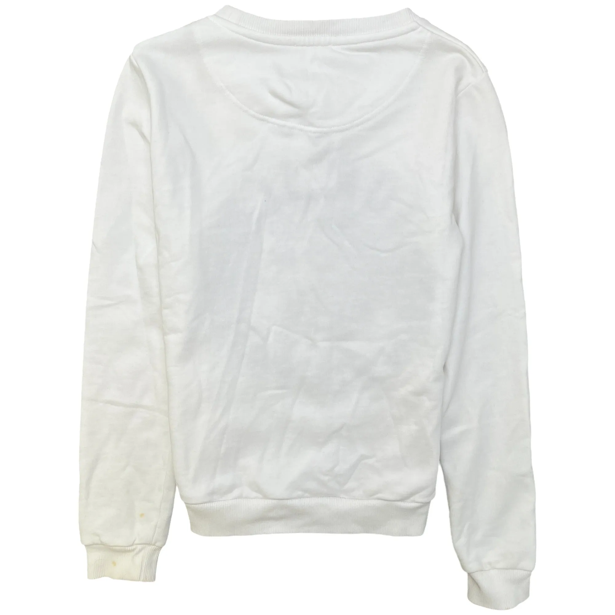 Women's Embroidered Tiger Jumper White Size S