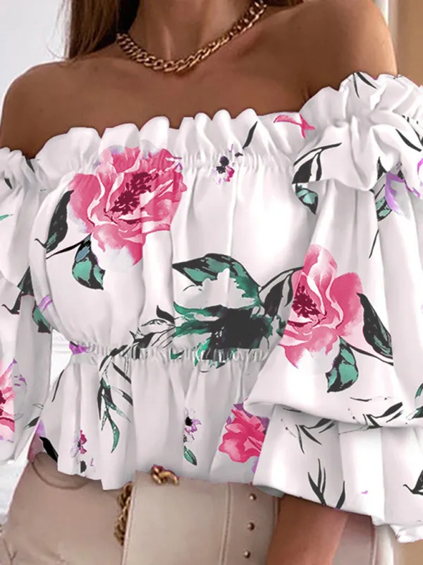Woven Off Shoulder Shirt