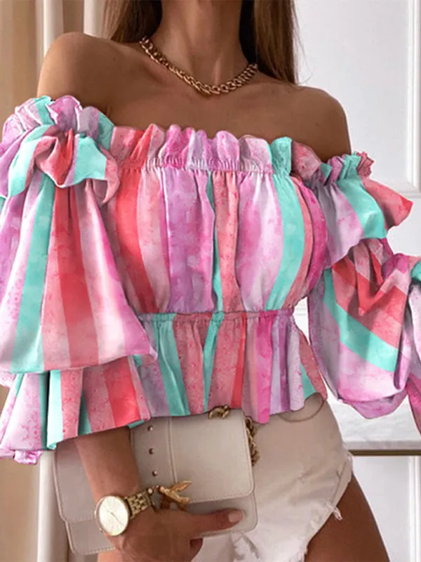 Woven Off Shoulder Shirt