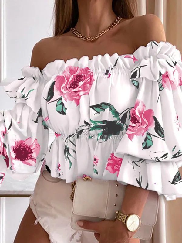 Woven Off Shoulder Shirt