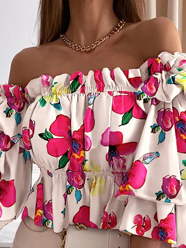 Woven Off Shoulder Shirt