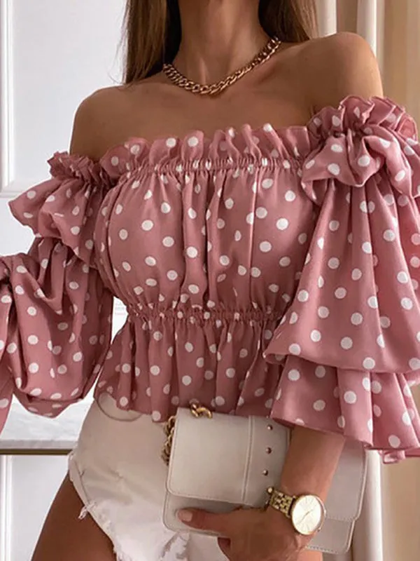 Woven Off Shoulder Shirt