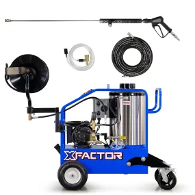 X Factor Hot Water Portable 220v Electric Power Washer 7.5HP/3.5GPM@3000PSI