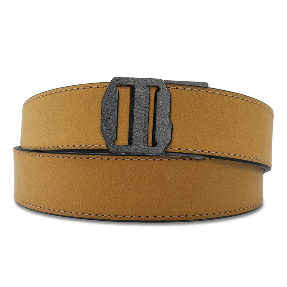 X7 BUCKLE | BUFFALO LEATHER GUN BELT 1.5"