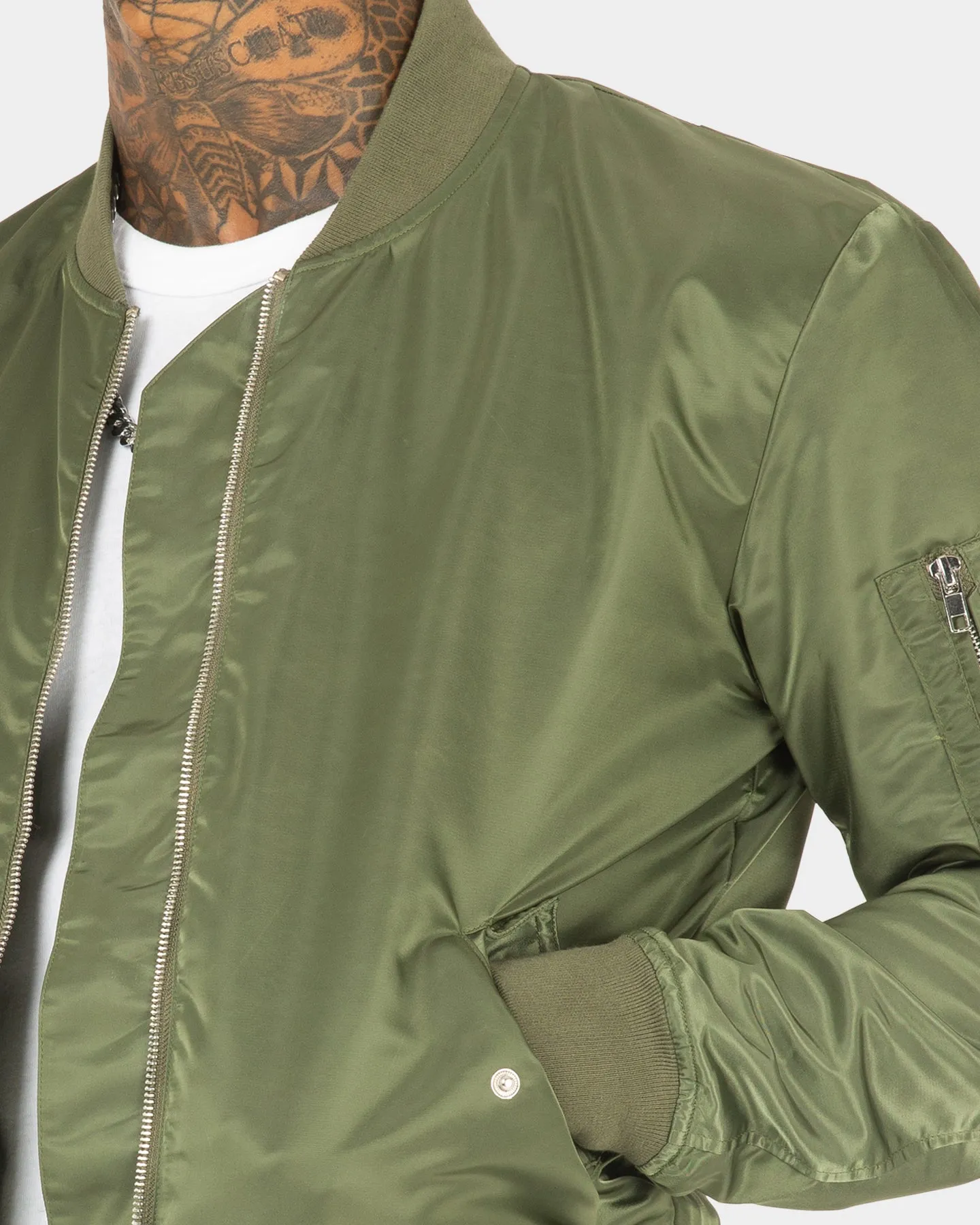 XXIII Statesman Slim Bomber Jacket Army Green