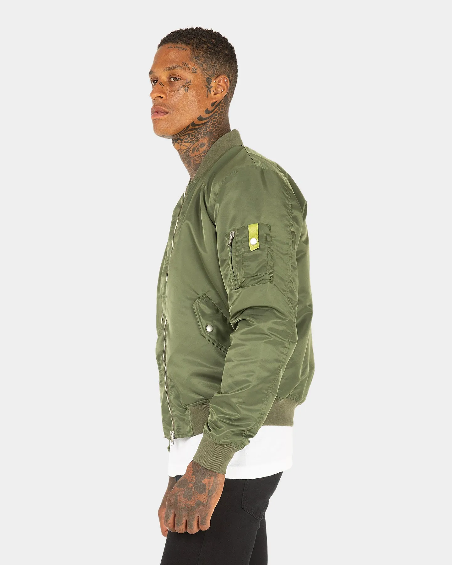 XXIII Statesman Slim Bomber Jacket Army Green