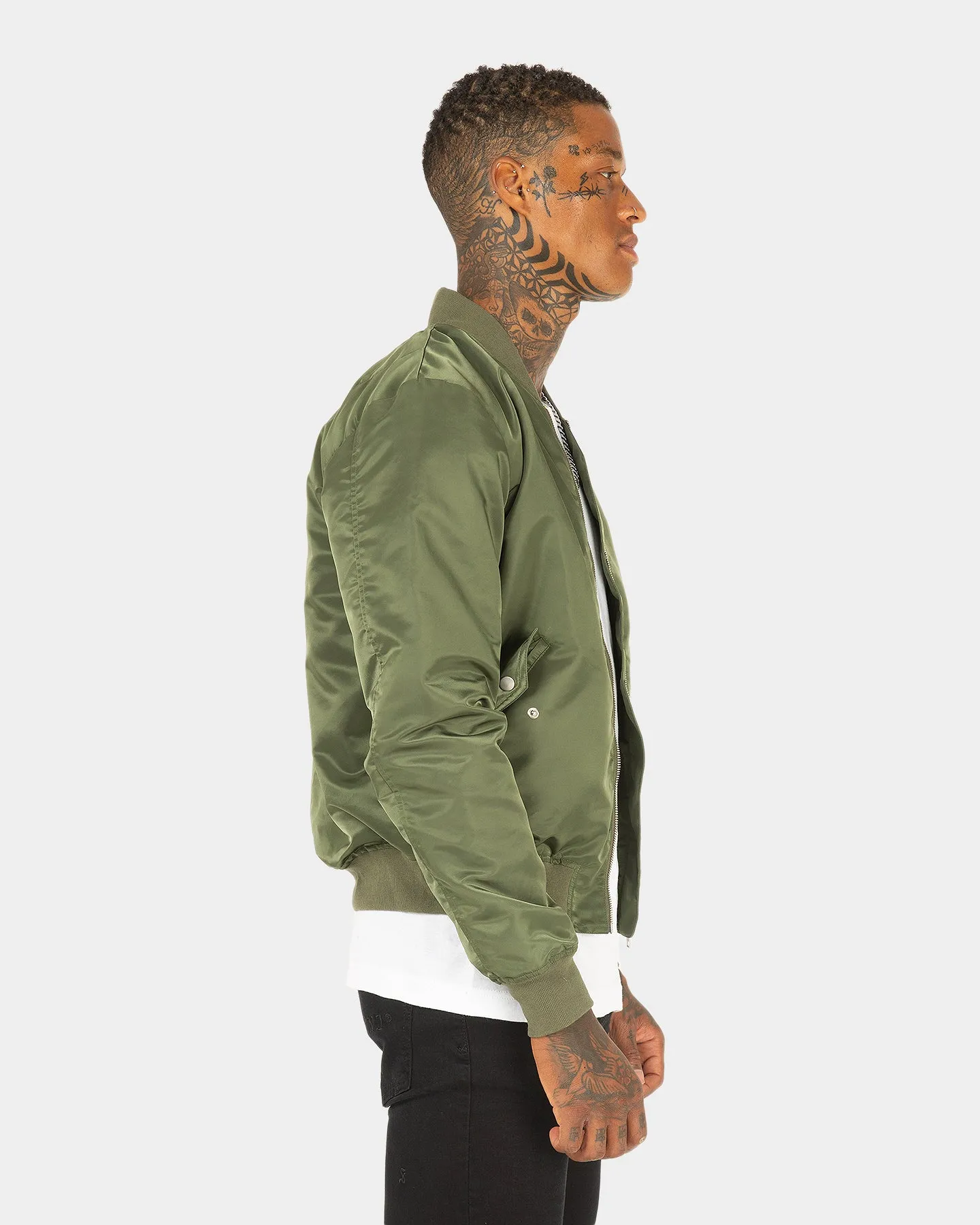 XXIII Statesman Slim Bomber Jacket Army Green