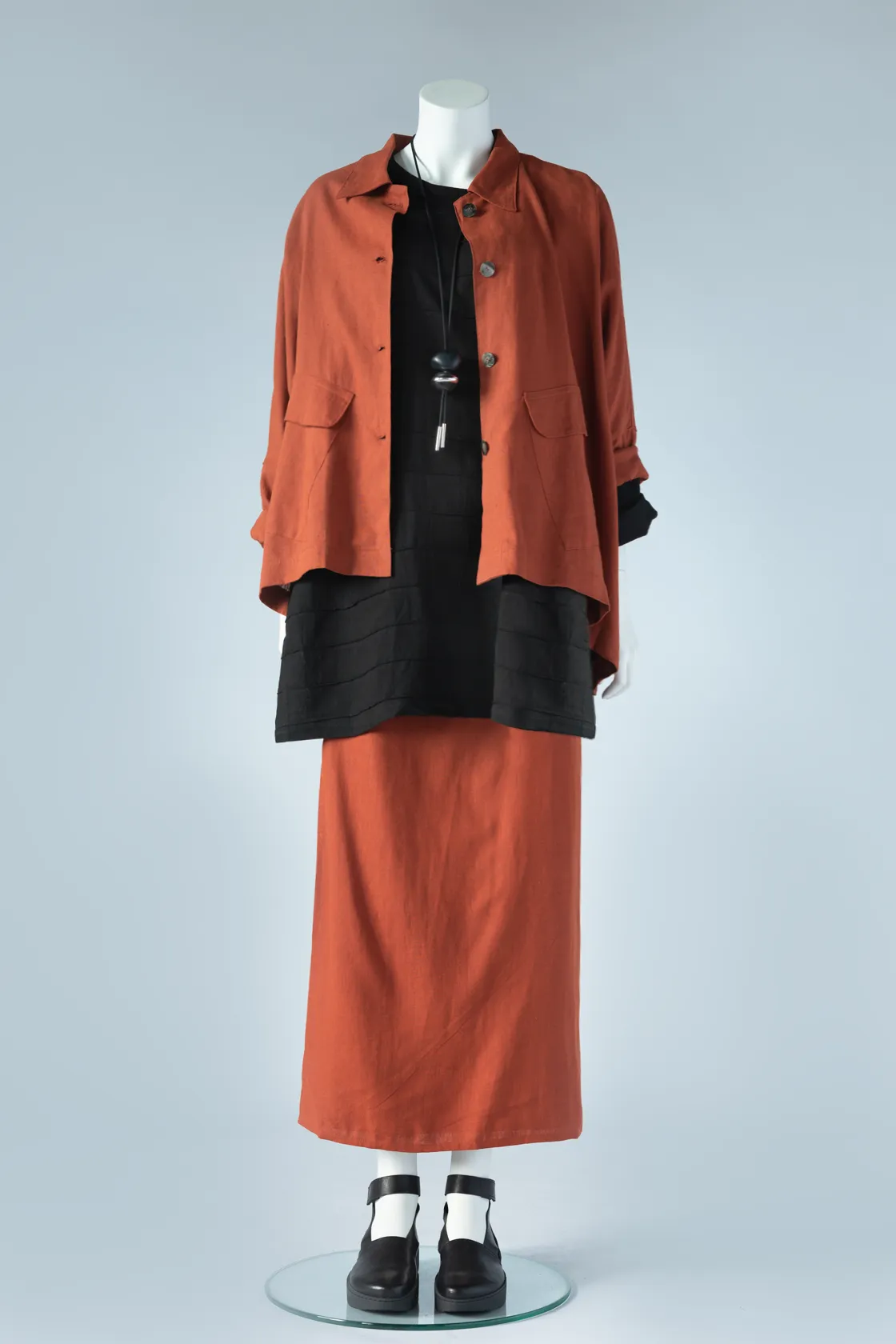 Yale Tunic in Black Roma