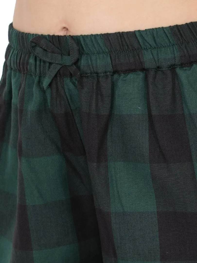 YARN DYED CHECKS COTTON SHORTS