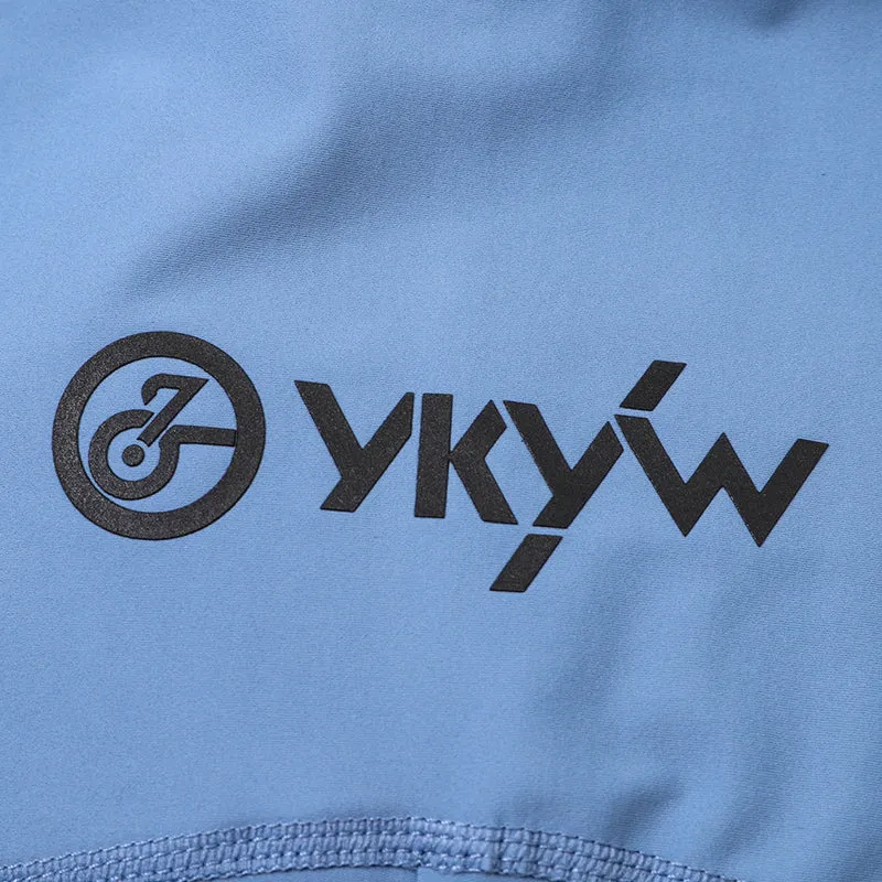 YKYK Women's Pro Blue Cycling Bib Shorts 2024 Summer Breathable Bicycle Sports Clothing Slimming Tights Road Bike Race Bib Shorts 7H Ridding