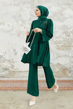 ZRF Women Rina Tunic Pants Set - Emerald - Manresa